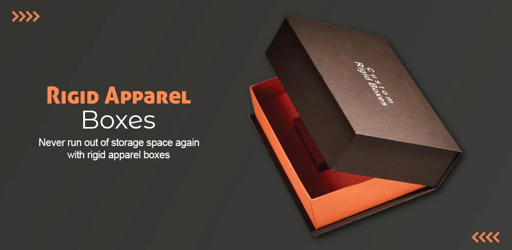 Never run out of storage space again with rigid apparel boxes